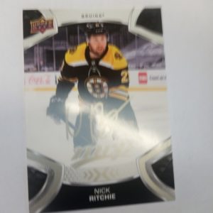 2021-2022 UD mvp rookies Nick Ritchie sign