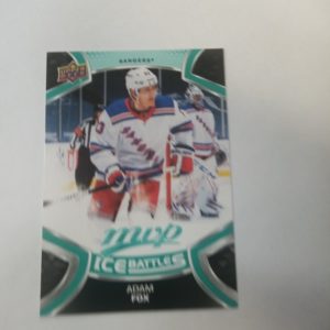 2021-2022 UD mvp Ice battles Adam fox