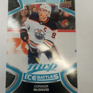 2021-2022 UD mvp ice battles Connor McDavid