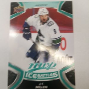 2021-2022 UD mvp ice battles J.T. Miller