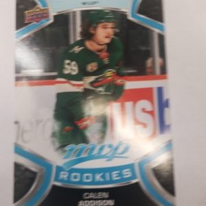 2021-2022 UD mvp rookies Calen Addison