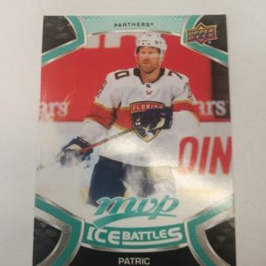 2021-2022 UD mvp ice battles Patric Hornqvist