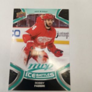 2021-2022 Upper Deck MVP ice battles Robby Fabbari