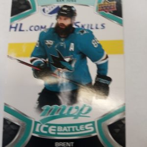 2021-2022 Upper Deck MVP ice battles Brent Burns
