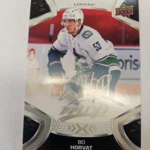2021-2022 Upper Deck MVP Bo Horvat singature