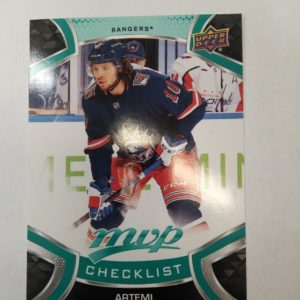 2021-2022 Upper Deck MVP checklist Artemi Panarin