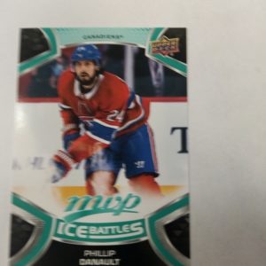 2021-2022 Upper Deck MVP ice battles Phillip Danault