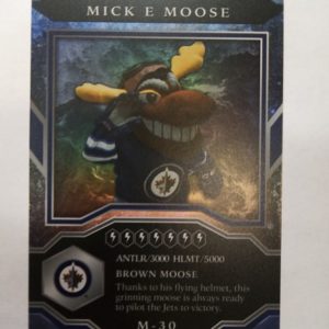2021-2022 Upper Deck MVP Mascots Mick E Moose