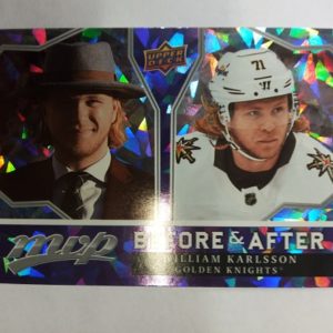 2021-2022 Upper Deck MVP Before & After William Karlsson