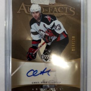 2004-2005 Upper Deck Artifacts Auto-Facts Chris Drury