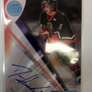 2000-2001 Upper Deck Prospects Signatures of Tradition Dan Hamhuis