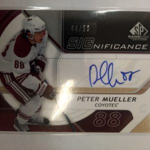 2008-2009 Upper Deck SP Game Used Edition Significance Peter Mueller