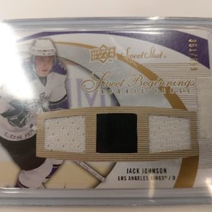 2007-08 Upper Deck Sweet Shot Sweet Beginnings Rookie Jersey Jack Johnson /599