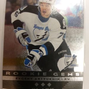 2005-06 Black Diamond Rookie Gems Evgeny Artyukhin