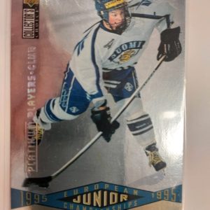 1995-96 Collector's Choice Platinum Players' Club Jaakko Niskavaara 1995 EJC