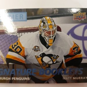 2016-17 Upper Deck Premier Signature Booklets Matt Murray