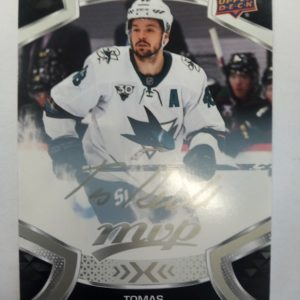 2021-2022 Upper Deck MVP White Signature Tomas Hertl