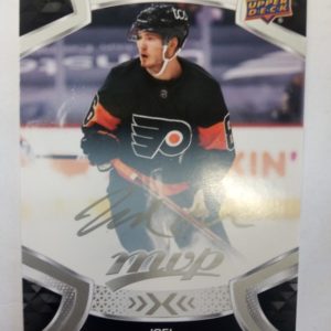 2021-2022 Upper Deck MVP White Signature Joel Farabee