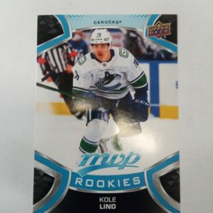 2021-2022 Upper Deck MVP kole Lind rookies
