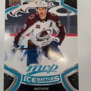 2021-2022 Upper Deck MVP Nathan MacKinnon ice battles
