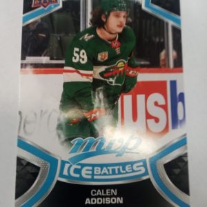 2021-2022 Upper Deck MVP Calen Addison ice battles