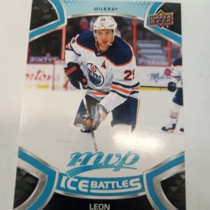 2021-2022 Upper Deck MVP Leo Draisaitl ice battles