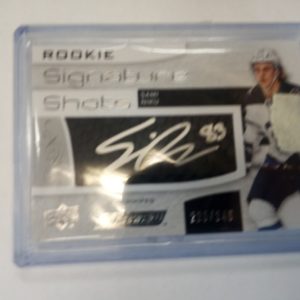 2018-19 UD engrained hockey rookie signature shots Sami Niku /249