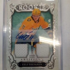 2018-19 artifacts hockey Eeli Tolvanen rookie jersey