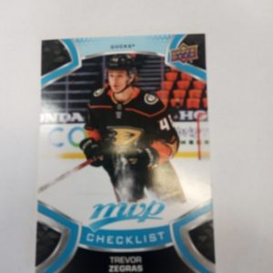 2021-22 UD MVP Trevor Zegras checklist