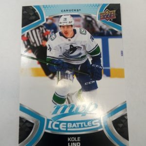 2021-22 UD MVP kole Lind ice battles