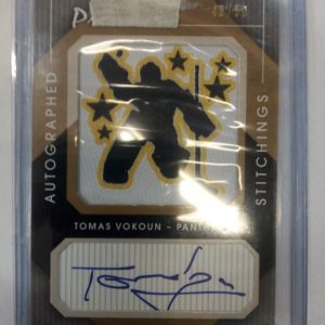 2007-2008 Upper Deck O-Pee-Chee Premier Autographed Stitchings Tomas Vokoun