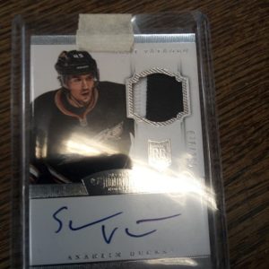2013-14 panini Sami vatanen jersey singature
