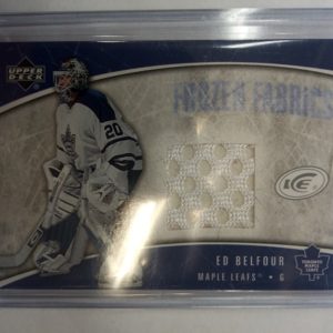 2005-2006 Upper Deck Ice Frozen Fabrics Ed Belfour