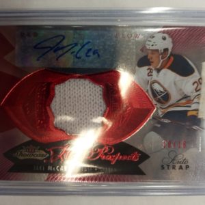 2014-2015 Upper Deck Fleer Showcase Hot Prospects AutoStrap Jake McCabe