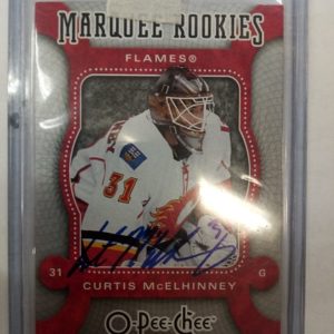 2007-2008 Upper Deck O-Pee-Chee Marquee Rookies Curtis McElhinney