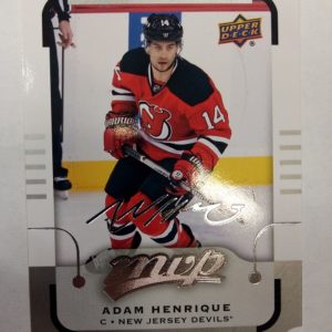 2015-2016 Upper Deck MVP Signature Adam Henrique