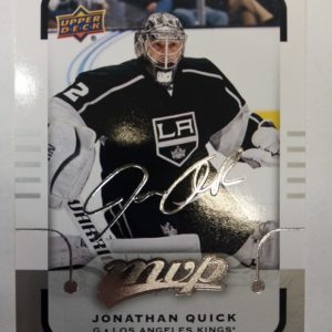 2015-2016 Upper Deck MVP Signature Jonathan Quick