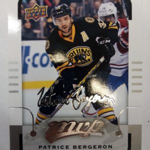 2015-2016 Upper Deck MVP Signature Patrice Bergeron