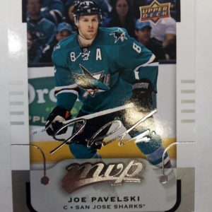 2015-2016 Upper Deck MVP Signature Joe Pavelski