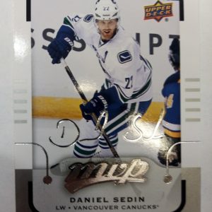 2015-2016 Upper Deck MVP Signature Daniel Sedin