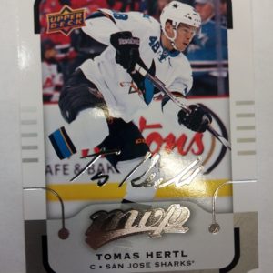 2015-2016 Upper Deck MVP Signature Tomas Hertl