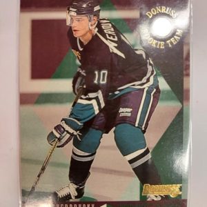 1995-96 Donruss Rookie Team Oleg Tverdovsky
