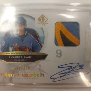 2009-10 SP Authentic Future Watch Patch Autograph /100 Evander Kane