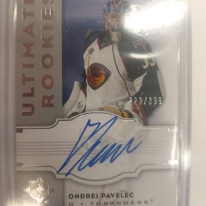 2007-08 Ultimate Collection Ultimate Rookies Autograph Ondrej Pavelec /399