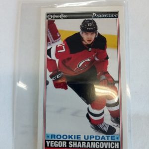 2021-22 OPC premiers rookie update Yegor Sharangovich