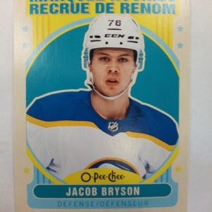 2021-2022 Upper Deck O-Pee-Chee Marquee Rookies Jacob Bryson