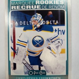 2021-2022 Upper Deck O-Pee-Chee Marquee Rookies Ukko-Pekka Luukkonen