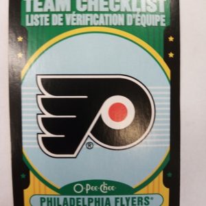 2021-2022 Upper Deck O-Pee-Chee Team Checklist Philadelphia Flyers