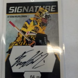2021-2022 sm-liiga signature Eero Kilpeläinen