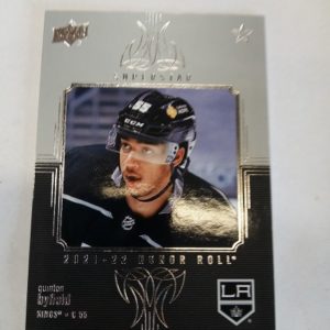 2021-22 UD series 1 superstar honor roll Quinton Byfield